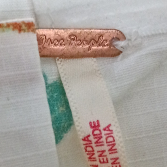 Free People Made Me Smile Floral Pleated Mini Dress Stretch Strapless Size S - Picture 8 of 12